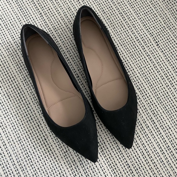 UNIQLO women pointed Flat shoes (Faux Suede) - Picture 1 of 8